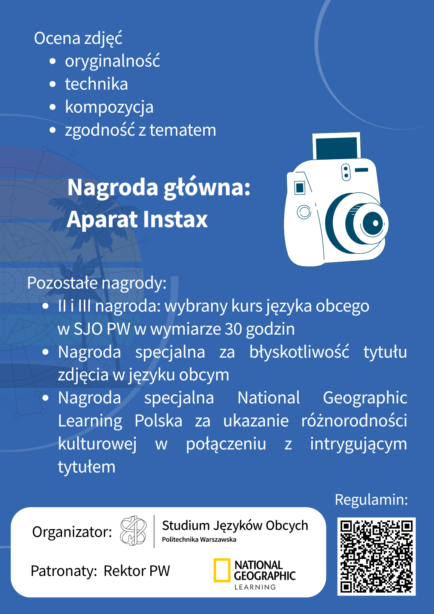 Widok z lotu ptaka na pole. Droga biegnie przez prawy górny róg.